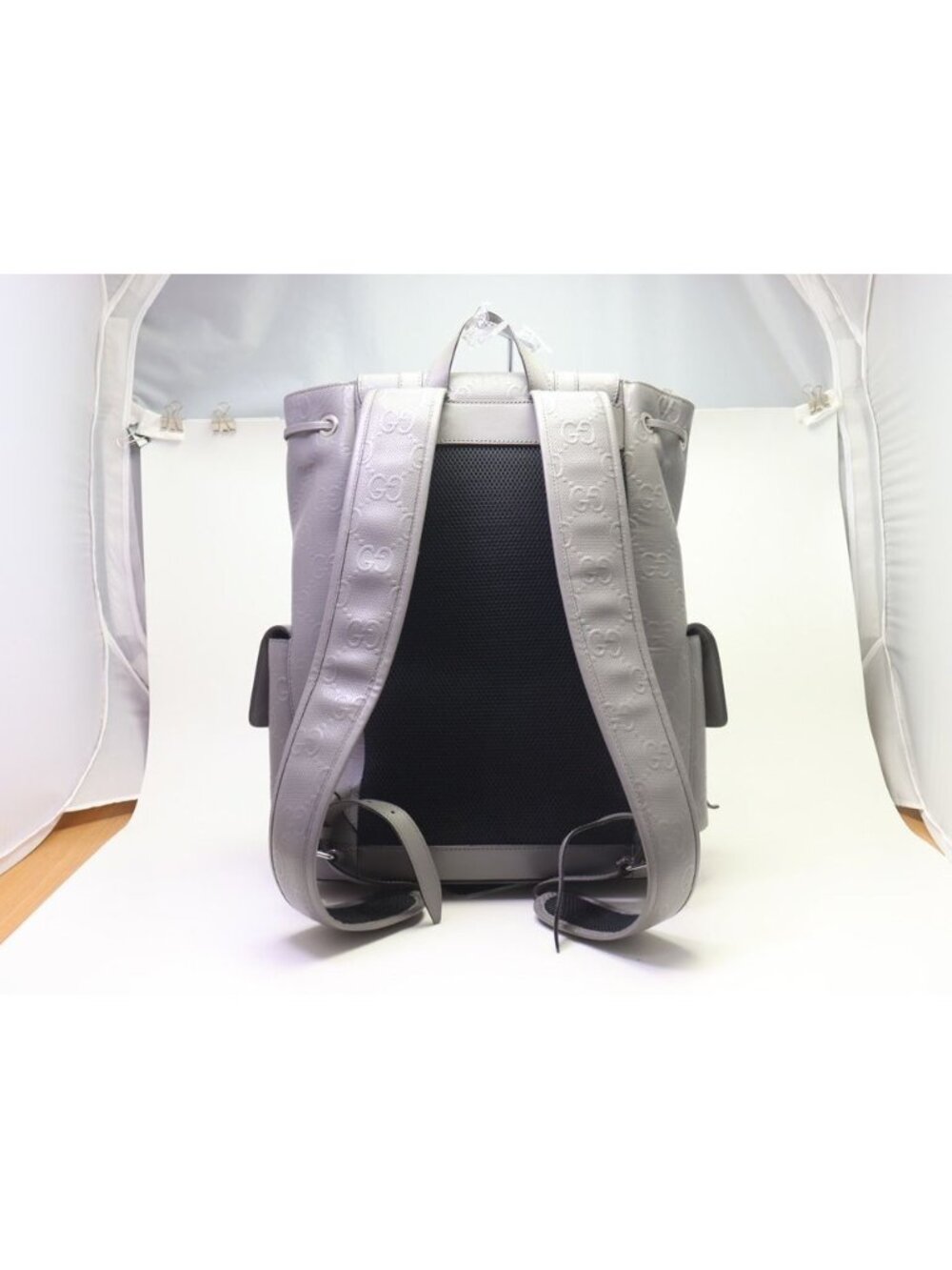 Gucci GG Embossed Leather Backpack - Picture 2 of 10
